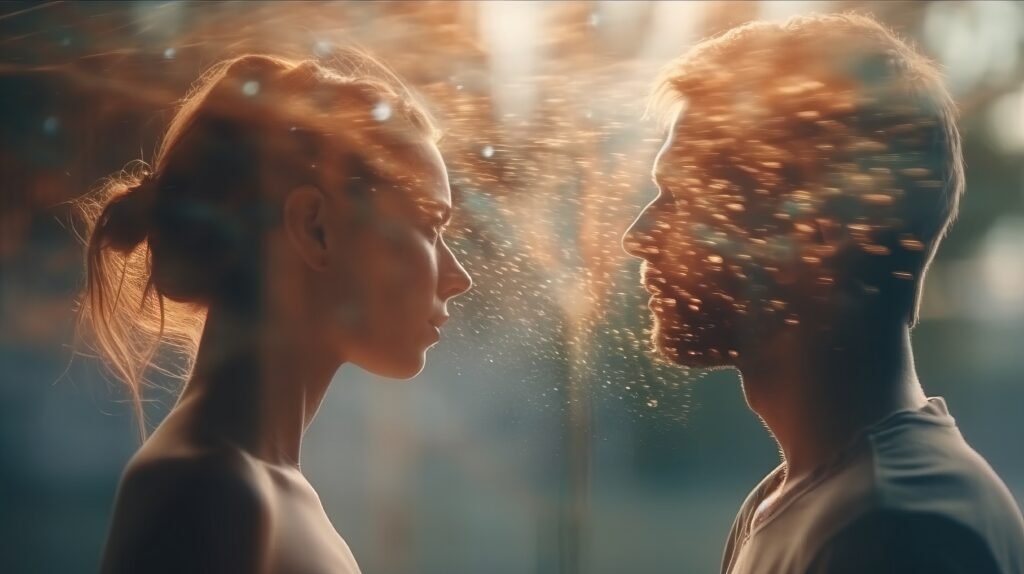 Mujer y hombre con inteligencia emocional